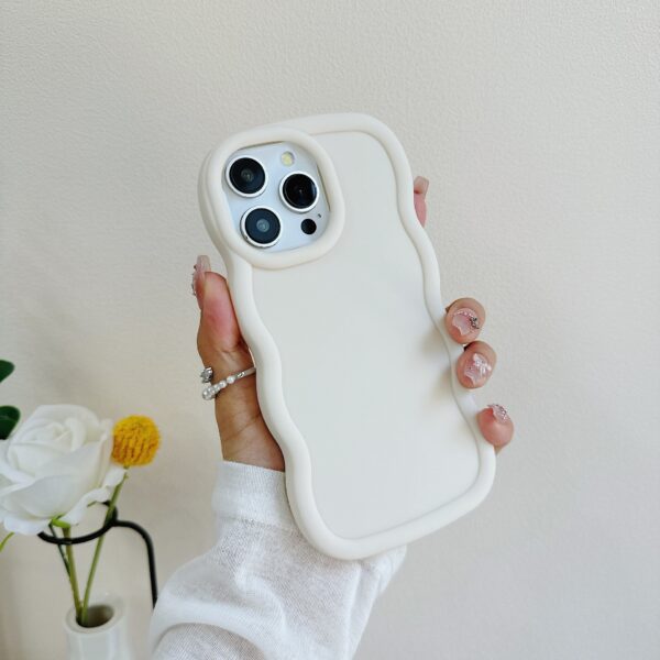 Чехол для iPhone 15 Pro Облако (белый)